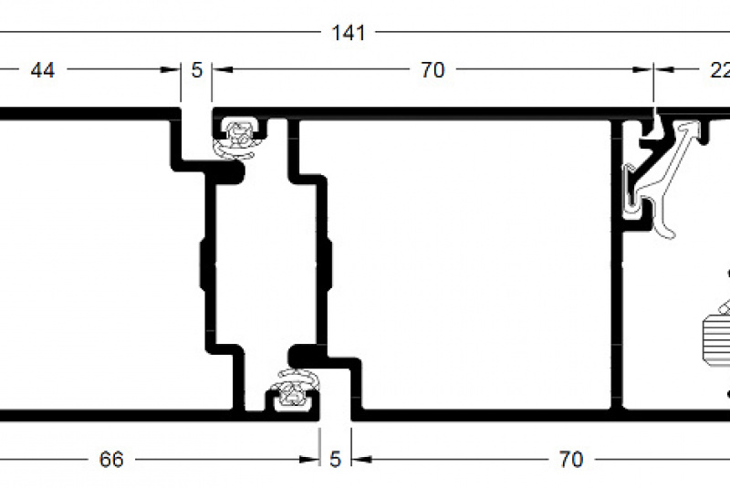 Hliníkové dvere / Interiérové vchodové Hliníkové dvere / Interiérové vchodové