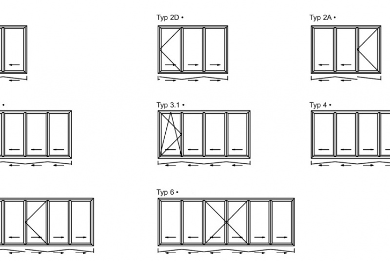 Hliníkové dvere / Zhrňovacie Hliníkové dvere / Zhrňovacie